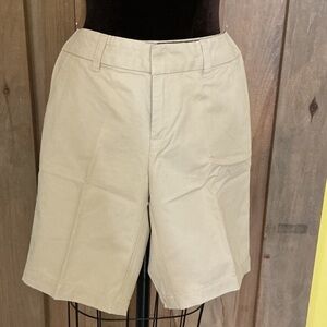Tommy Hilfiger Women's Tan Bermuda Shorts